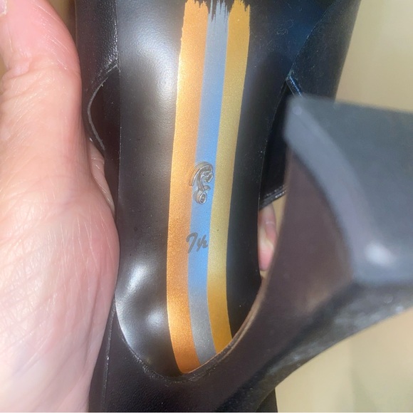 Sam Edelman Black Slingback ode Tyr heel - Picture 7 of 7